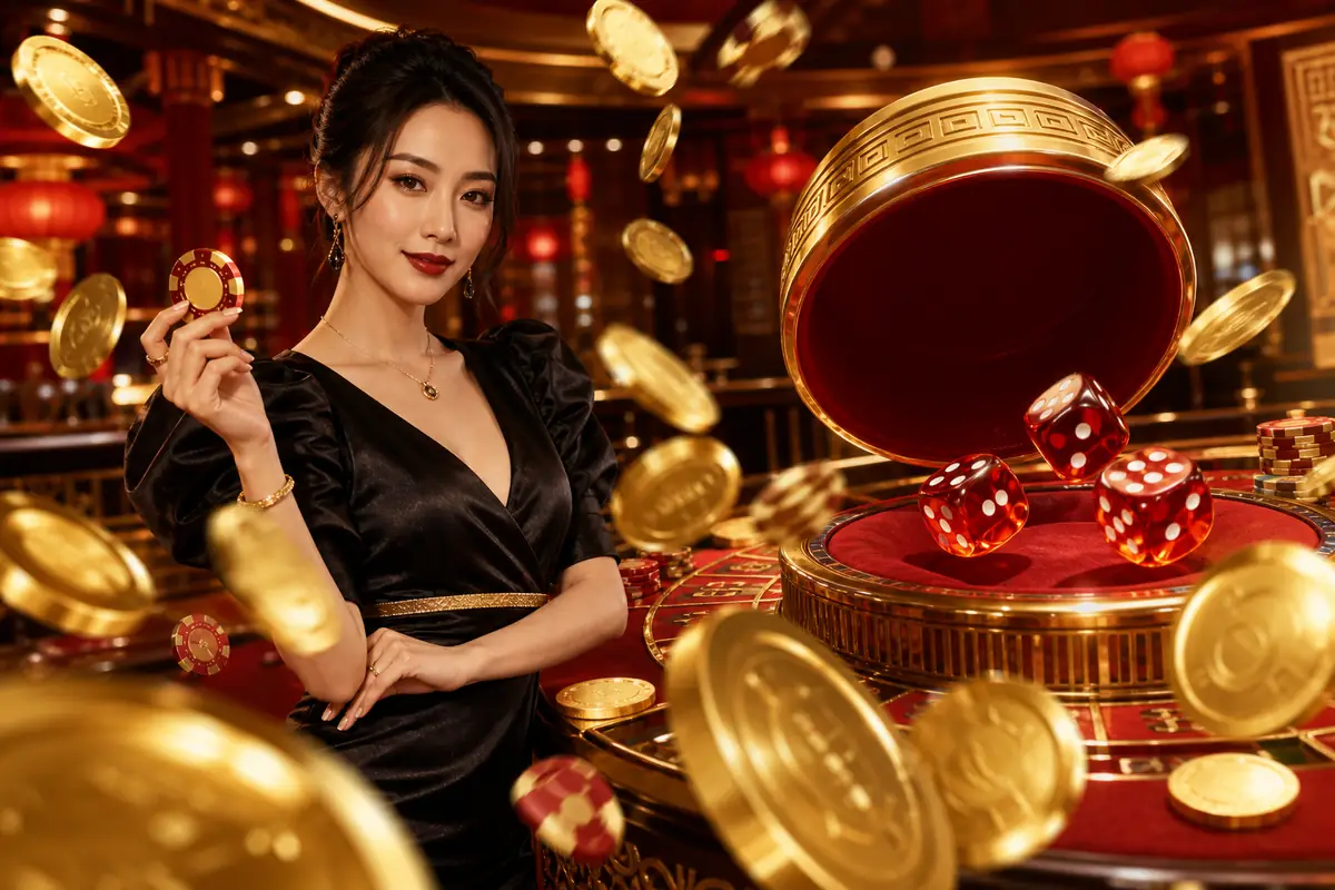 mmk105 Live Baccarat Table Game ကစားနေသောမြင်ကွင်း